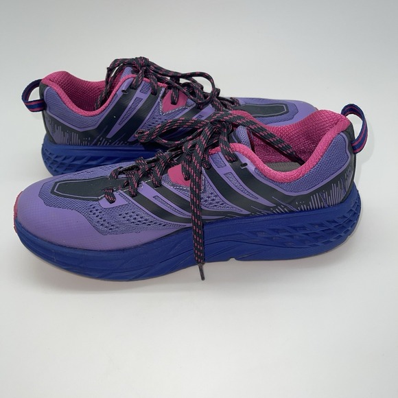 Hoka One One Sneakers Womens 8 Speedgoat 3 1099734 Purple Running Athletic Shoes - Picture 7 of 10